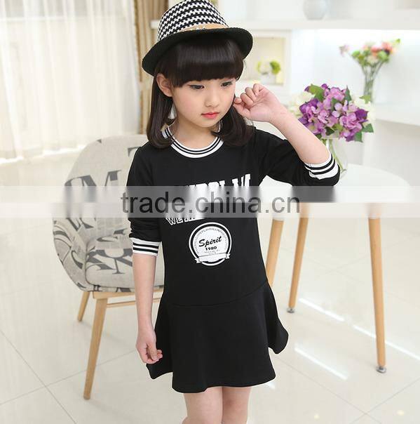 2016 girls unicorn flutter dress baby cotton frocks design adorable girls summer cotton dress latest children frocks designs