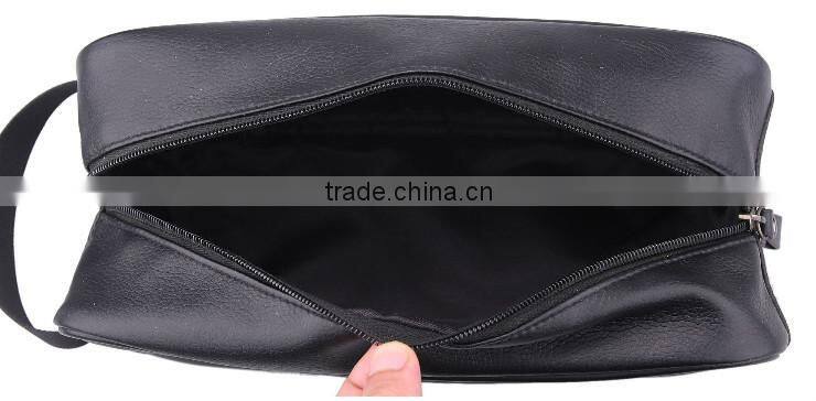 Factory direct hot new products for 2015 leather washing bag