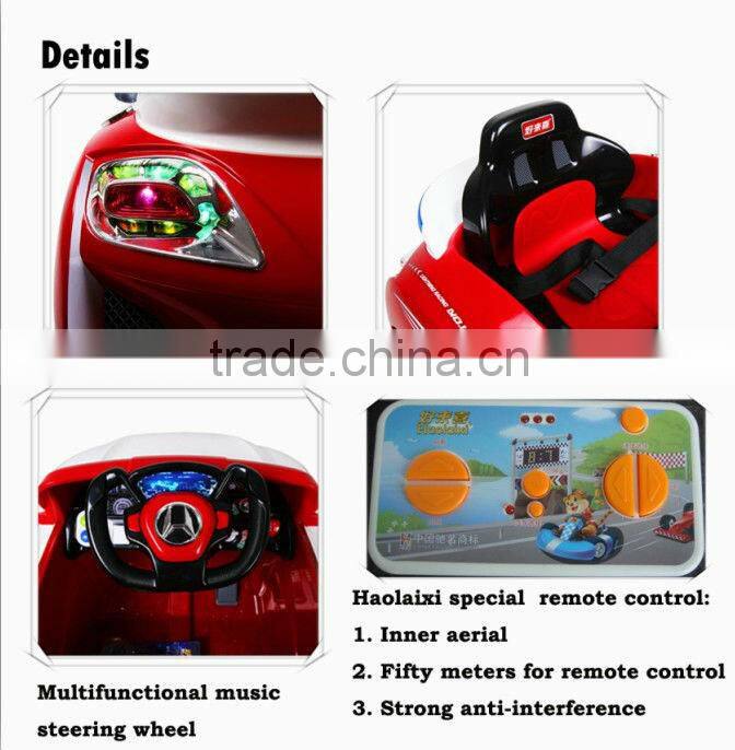 BATTERY OPERATED KID'S RIDE ON CAR with two motors