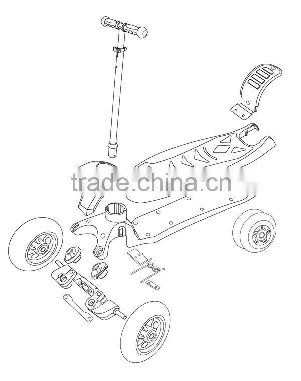 freestyle scooter for children, standing scooter