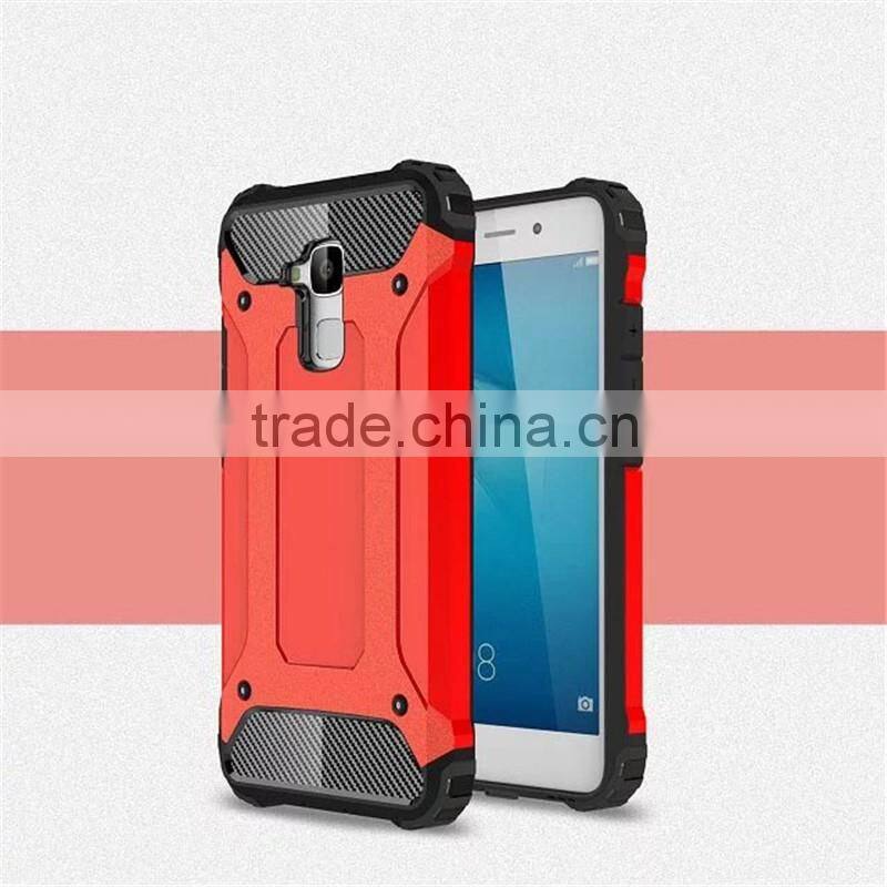 New arrival Durable Armor case Hybrid TPU PC Impact-resist back cover case for Huawei Honor 5C