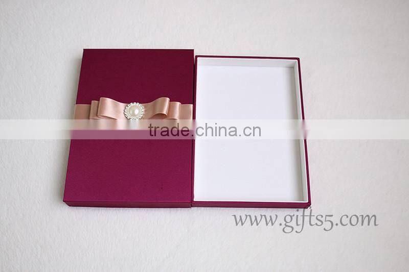 Handmade wedding invitation box