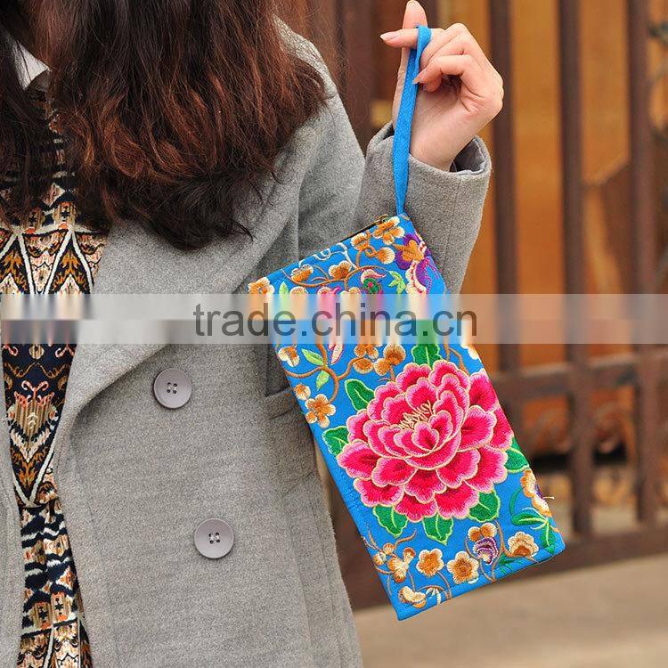 Women's embroidered Wallet /purse for shopping/party