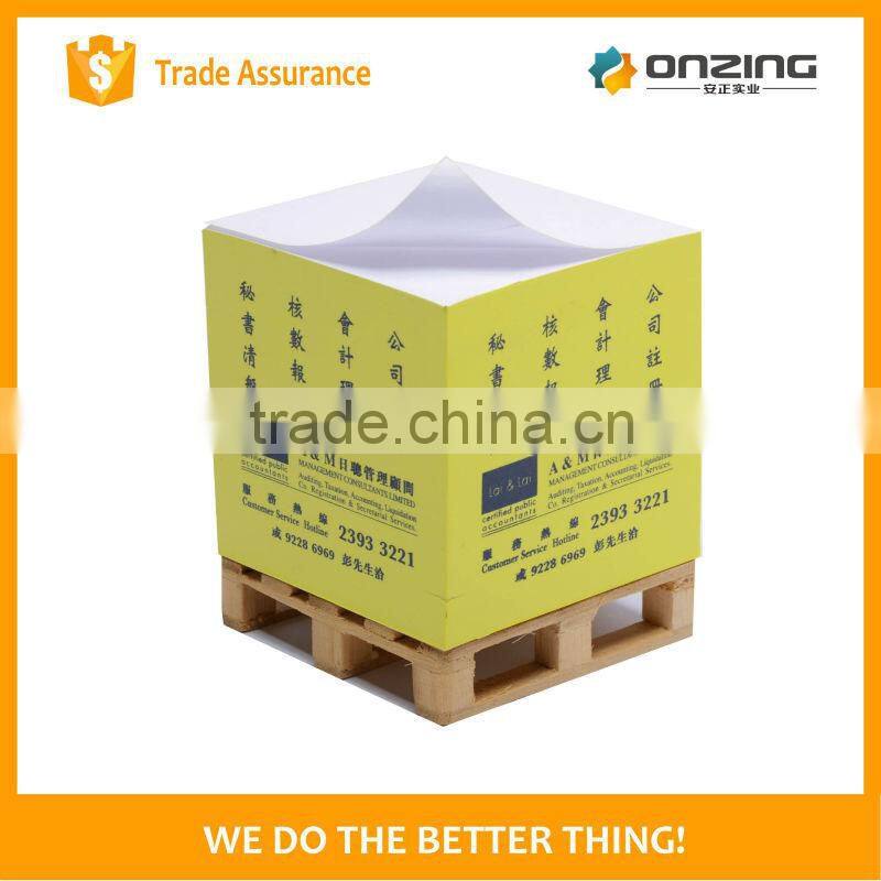 4 sides full color printed memo cube China supplier