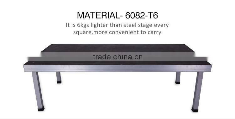 Used in various industries performances event truss stage,mobile stage
