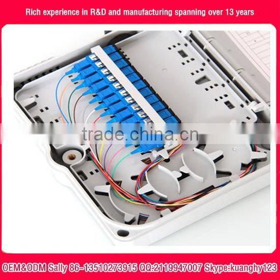 16 core to 96core fiber optic splice box FTTH splitter termination box