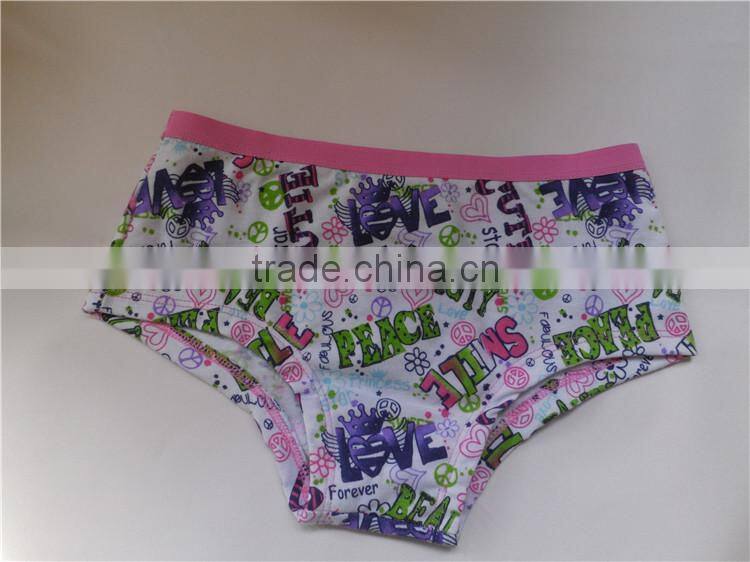 Best quality new design child cotton panty sexy children underwear
