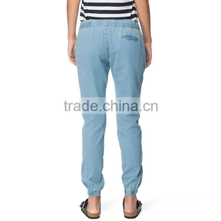 2015 China supplier latest denim pants casual wear custom sexy ladies jeans