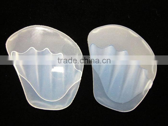Pressure relief cushion Soft silicone gel heel cushion pad half pad Back heel support insole