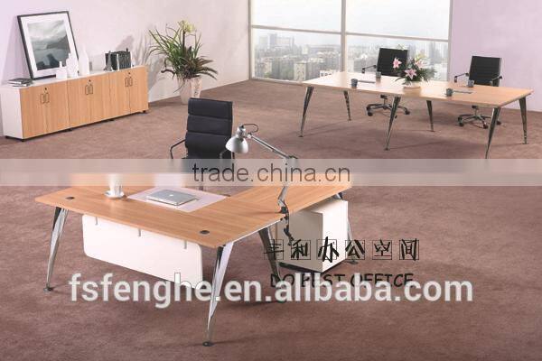 cheap chinese furniture modern l shaped office desk