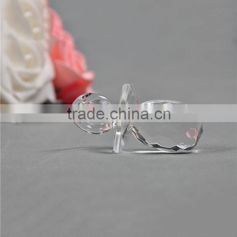 faceted crystal animal for office decoration