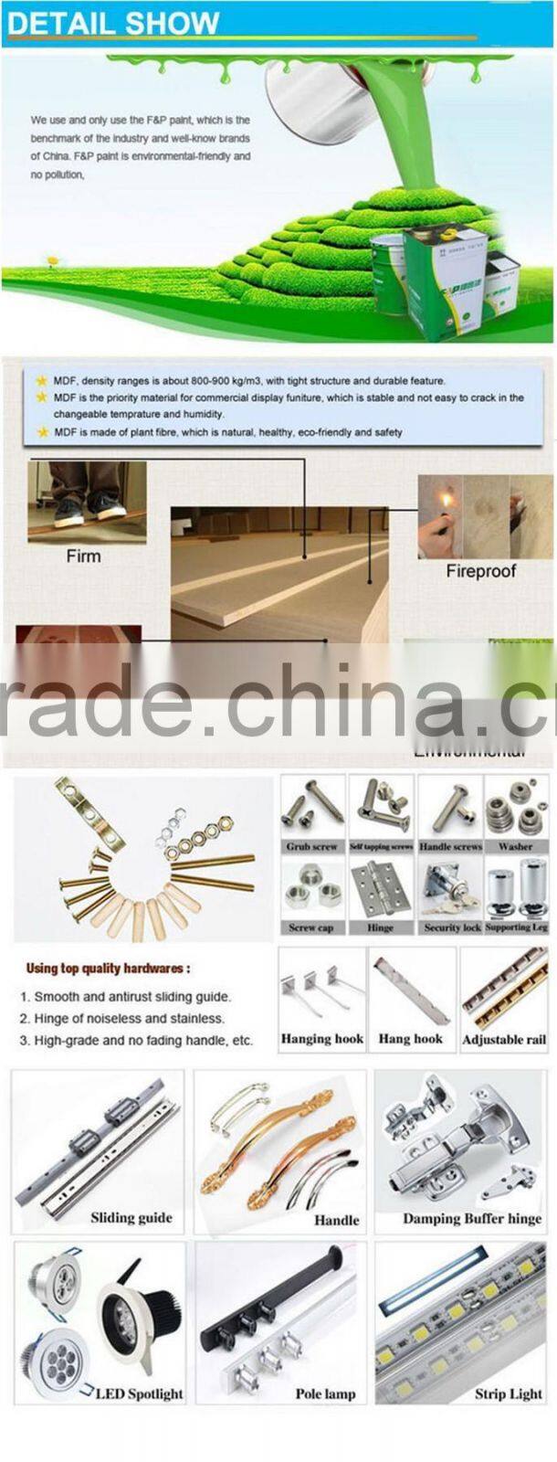 Factory customized mobile phone accessories kiosk for mobile phone accessories display