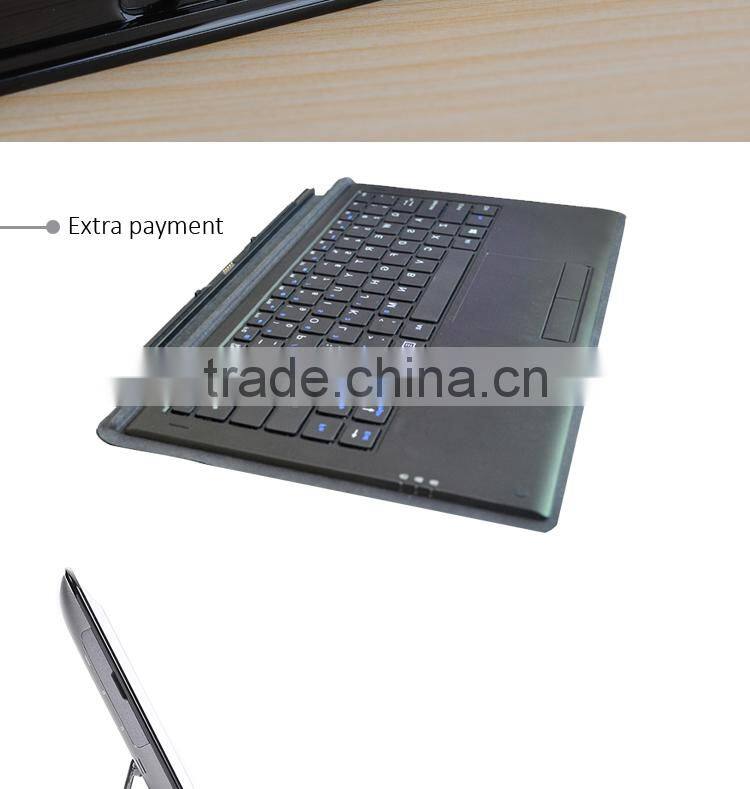 11.6" quad core 2.4GHz CPU windows tablet pc with keyboard