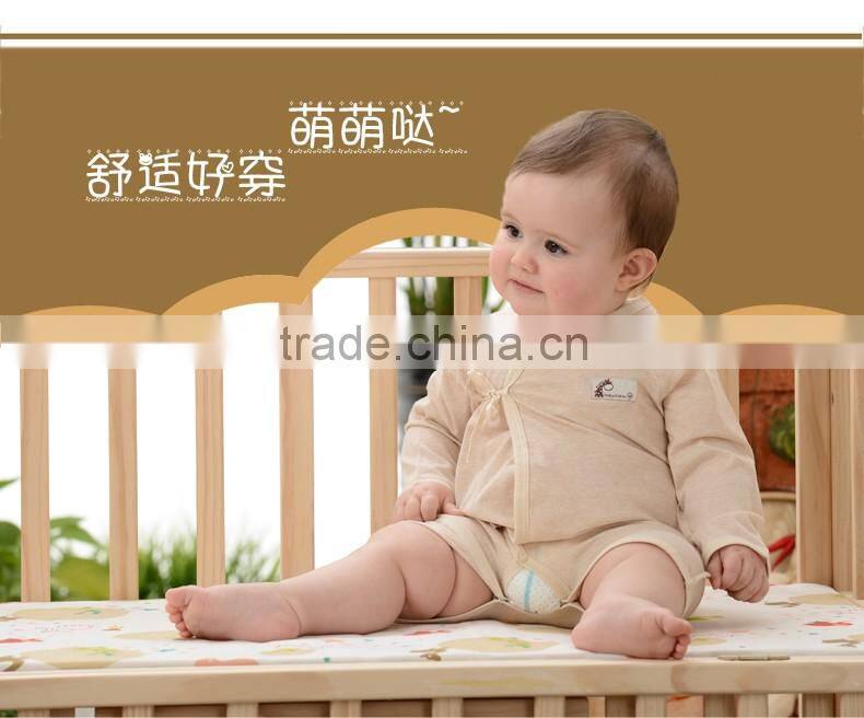 GOTS organic cotton baby butterfly plain newborn baby cotton clothes