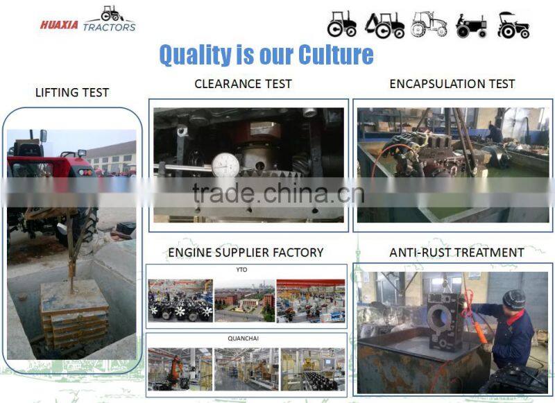 Farmtrac brand tractors HX454 554 604 tractors 4WD with CE certification