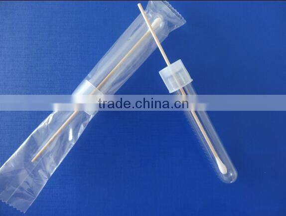 Disposable laboratory short absorbent Cotton Swab Tubes