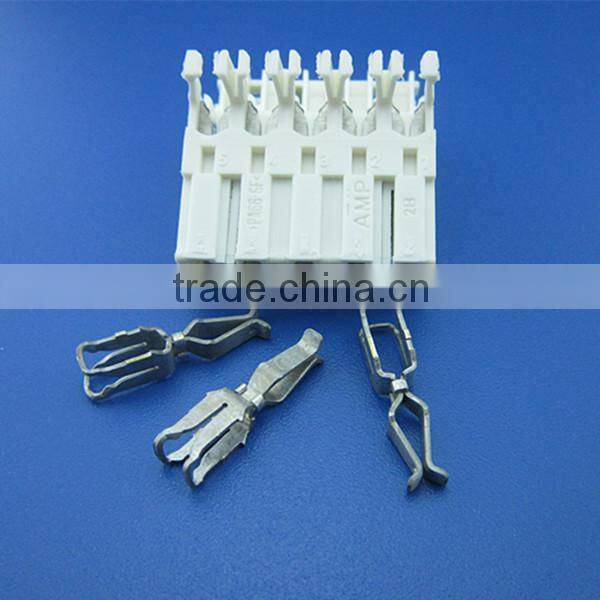OEM White electric plug waterproof male female connectors from dongguan manufacturer