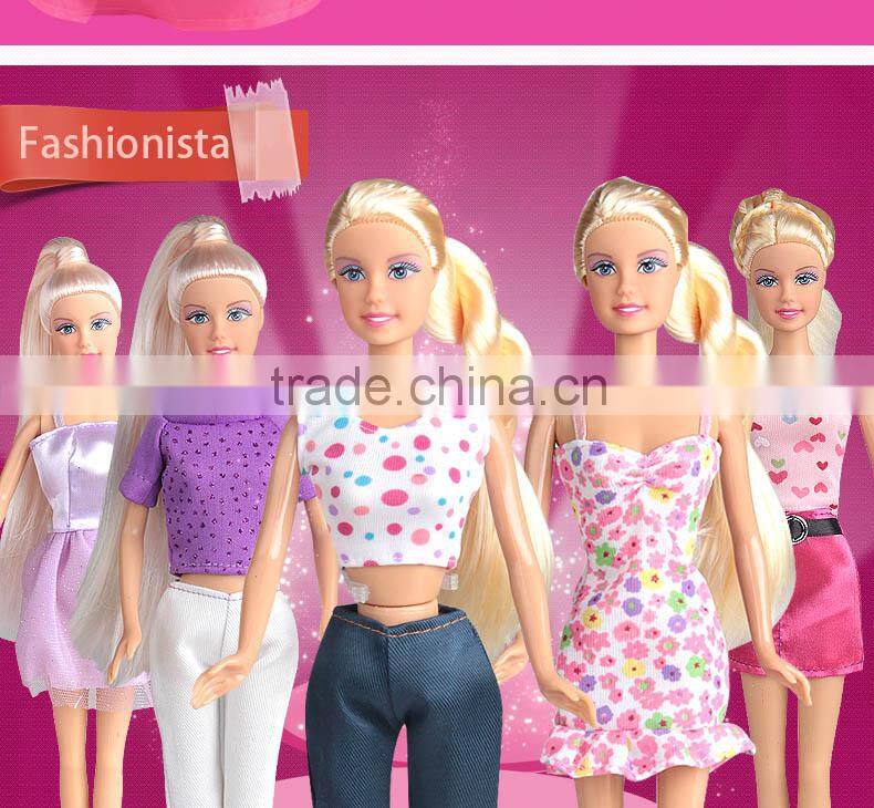 Plastic Vinyl Kids Dolls Fashion Royalty Dolls With AZO FREE Dresses Accessories