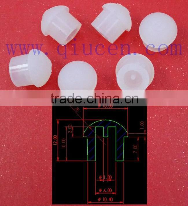 Square Rubber Lid Cover / 25*13mm Rectangular Cap Stopper / Rubber Cover Cap Stopper