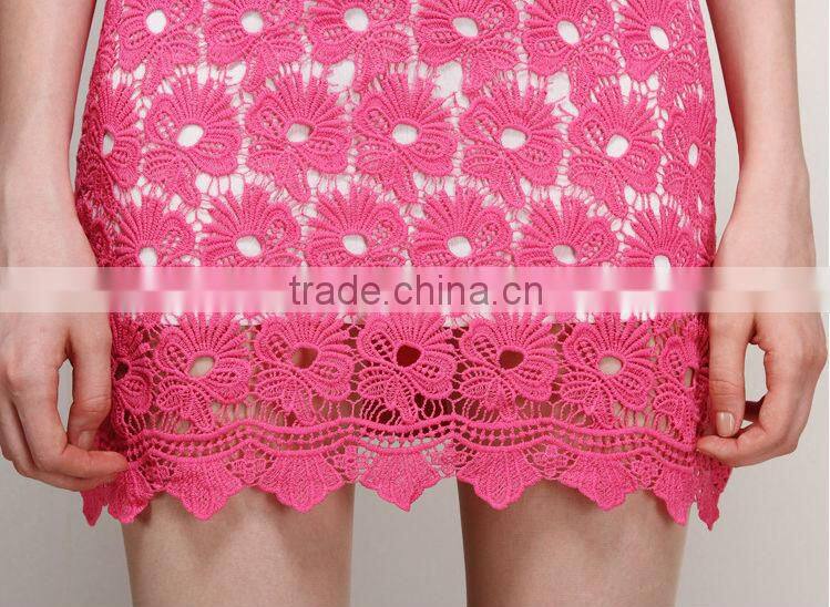 2014 EUROPEAN LATEST COLLAR DRESS A308