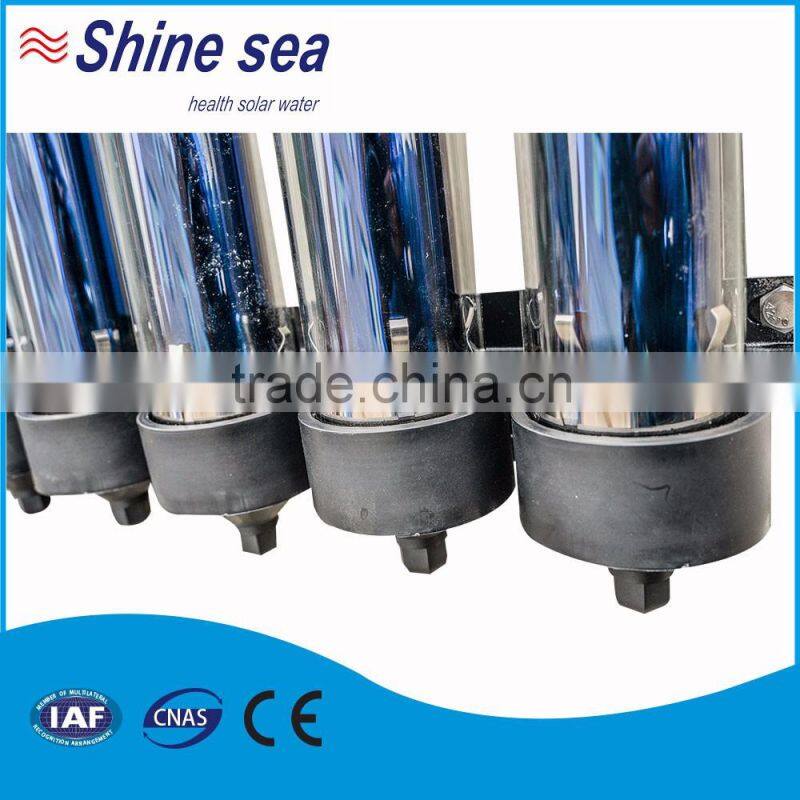 China manufacturer home water vacuum tubes solar heating system