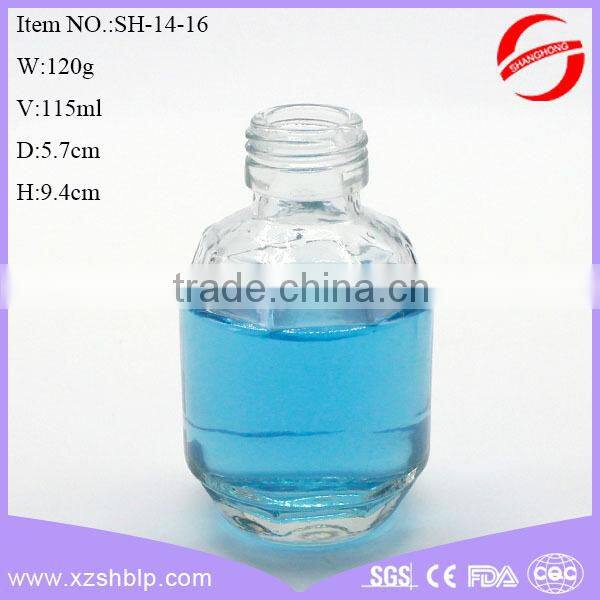 ball clear glass perfume bottle wholesale with dropper