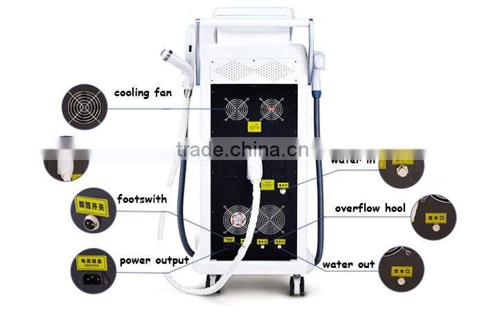 Topest OPT+Laser+Elight+RF Hair Removal For Four Functions with High Quality