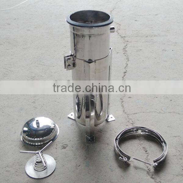 Single bag cartridge filter housing