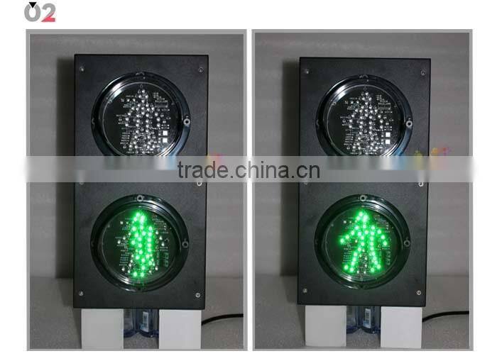 Factory price customized 125mm red color LED pedestrian traffic light led
