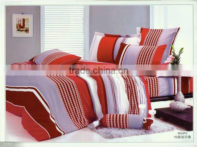 100% chinese suppliers polyester soft and fine woven bedsheet fabric