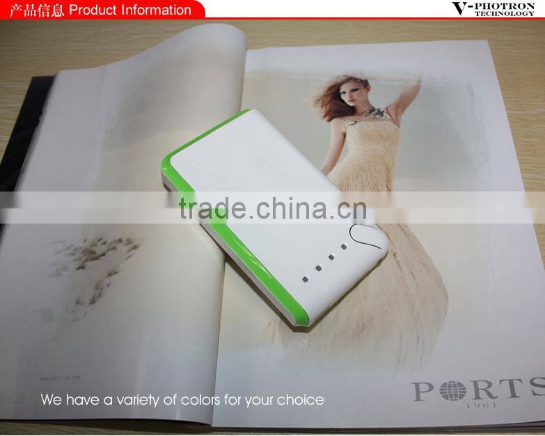 2015 The newest high quality power bank 13000mah for external battery with led indicator