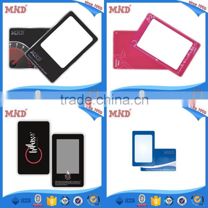 MDV02 CR80 thin PET Thermal Rewritable Loyalty Card