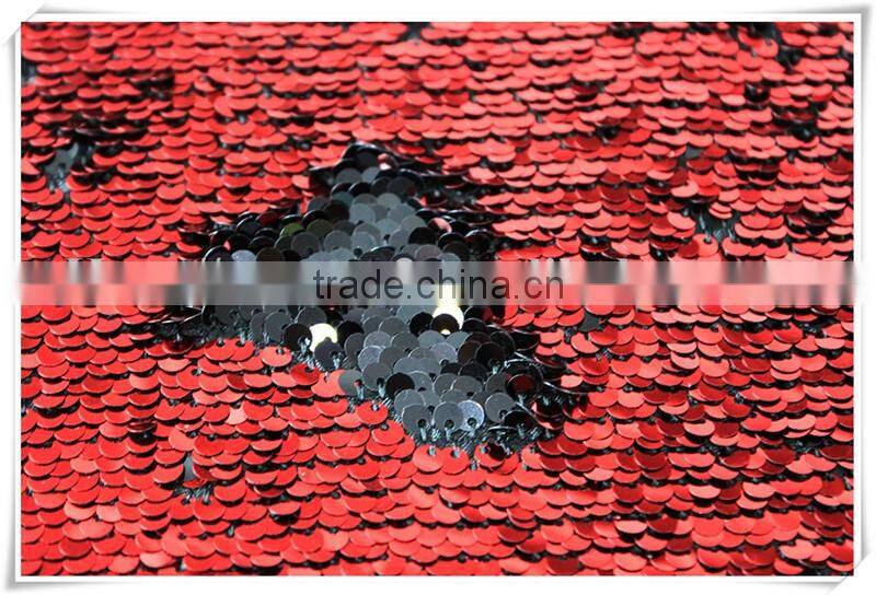 New Arrival Elegant embroidery shiny Reversible sequin upholstery fabric have inventory