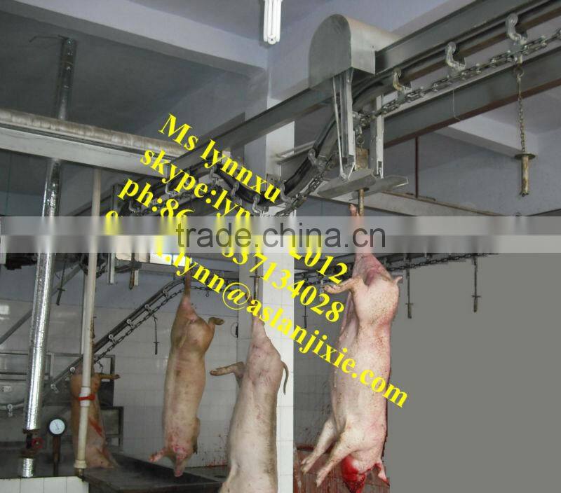 pig slaughter machine /automatic pig bloodletting equipment