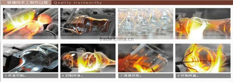 hotsale promotion pilsner beer glass with design with color box