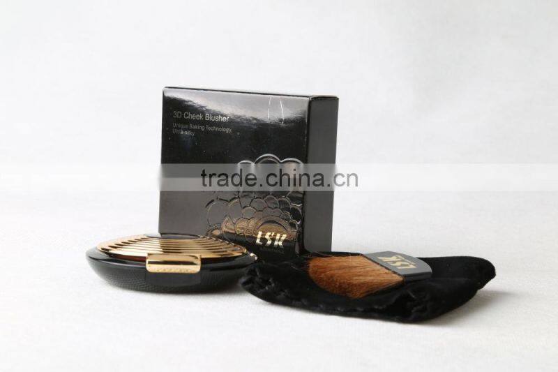 6 Colors Waterproof Cheek Blusher For Girls,Easy To Be Colored Powder Blush