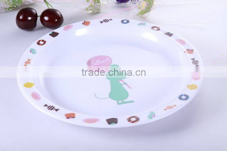 Melamine wares custom cheap melamine plate