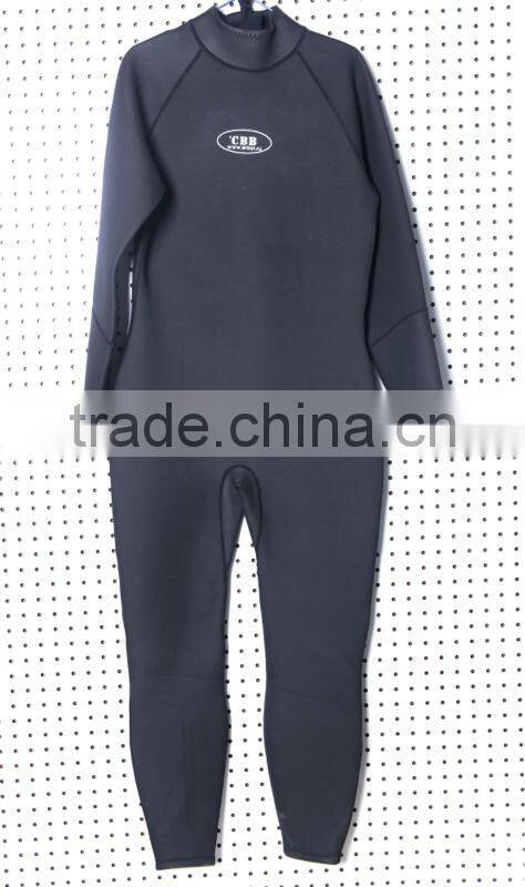 2016 Popular design high quality black full body neoprene diving/kayaking wetsuit
