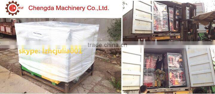 Diesel engine powered wood chipper, sawdust chipper, homemade wood chipper