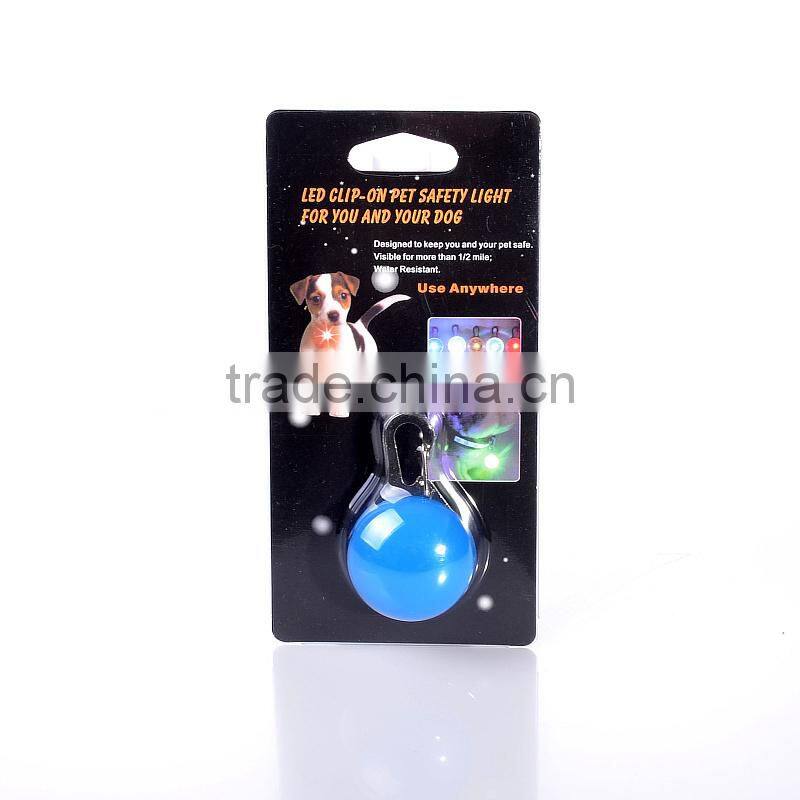 2015 new year led flash dog tag