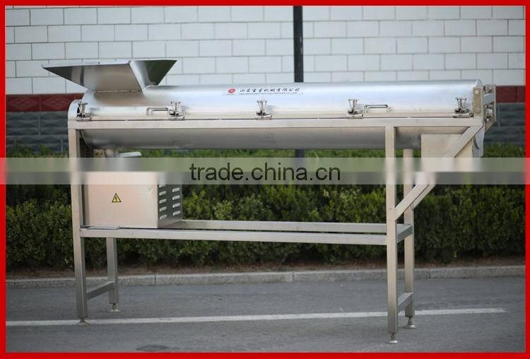 Horizontal Type Automatic Chicken Feet Skin Peeling Machine / Chicken Feet Skin Removing Machine