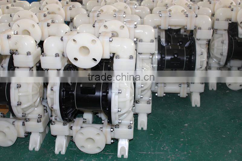 Air driven duplex diaphragm pump for high viscosity liquid