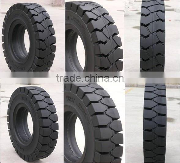 High quality forklift solid tire, solid wheel