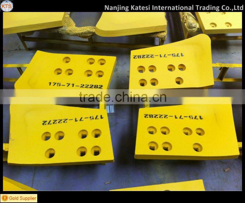 D155 175-71-22272 175-71-22282 Boron Steel Bullodzer Cutting Edge End Bit