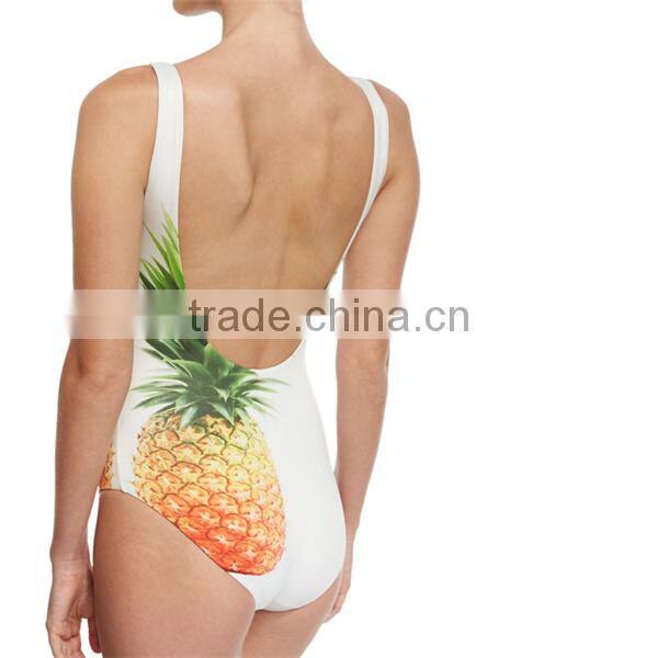 2017 one- piece girls bathing wear