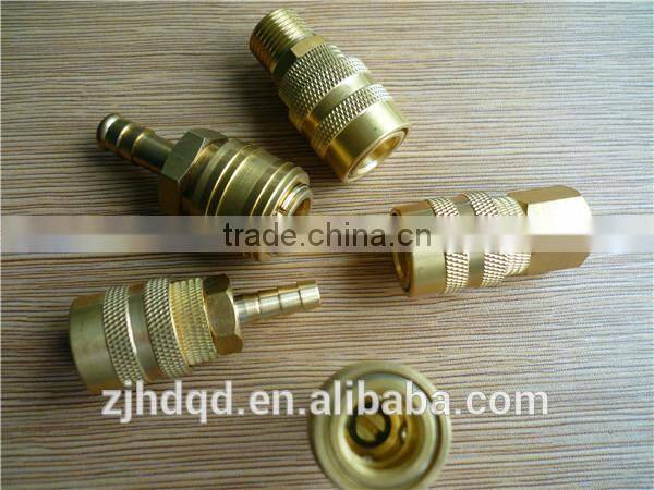 usa type quick coupler, air quick coupler for hose barb 1/4" -3/8" BSPT thread