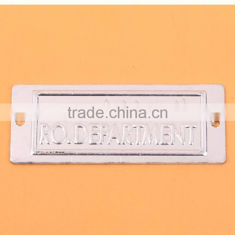 custom metal tag and label
