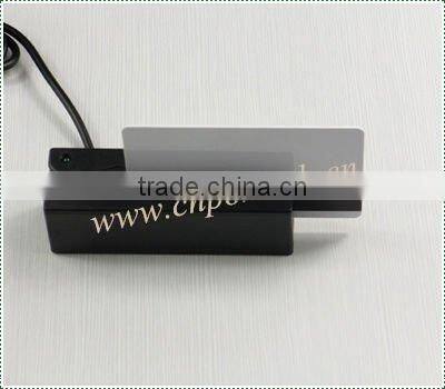 MSR100 2014 Hot sale 3 truck usb magnetic head card reader for access control card