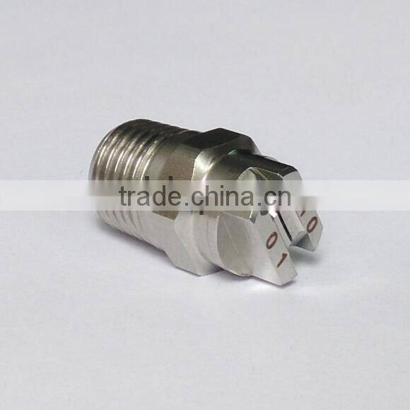 11001,11015 HVV flat fan jet water nozzle with 110 degree spraying pattern