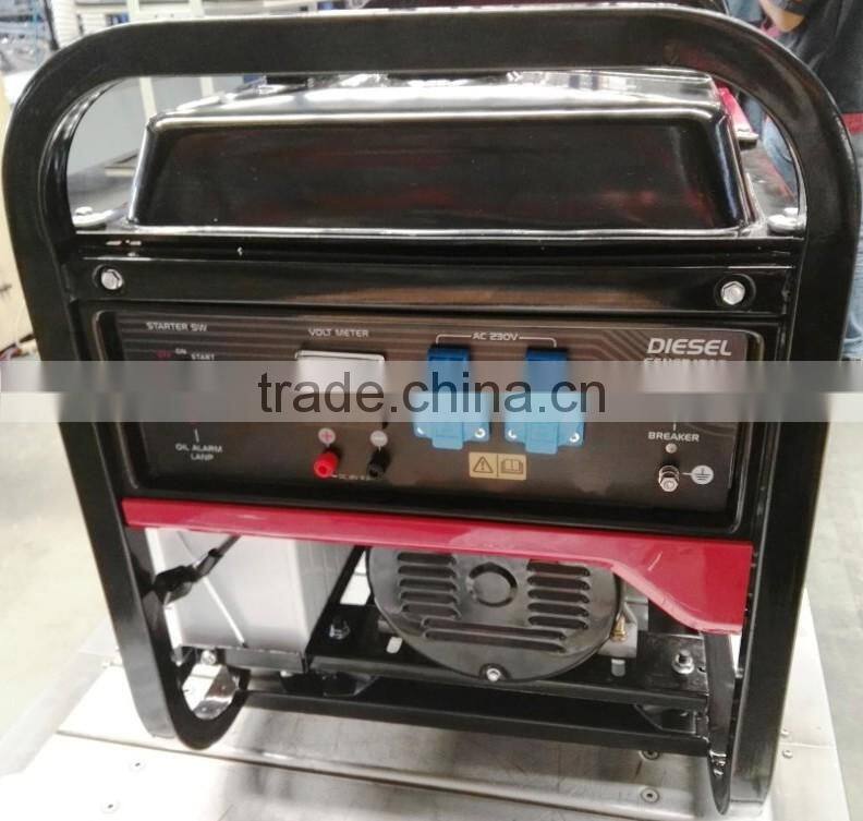 Easy Start Low Fuel Low Noisy 5Kw Diesel Generator,Diesel Power Generator